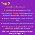 Logo saluran telegram csatmantraedu — CSAT MANTRA® - INDIA'S NO.1 CSAT COURSE