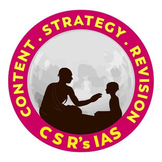 टेलीग्राम चैनल का लोगो csr_upsc_classes — CSR's IAS - Official UPSC Preparation Channel