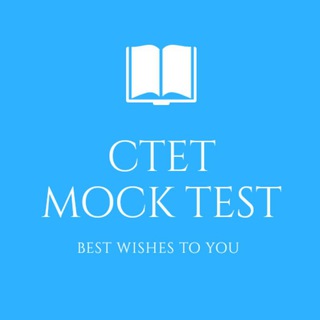 Logo of telegram channel ctetmocktest — CTET mock test channel 🔥🔥🔥