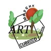 Логотип телеграм канала @cubed_art_shop — ArtVesna & Cubed. Доставляем!