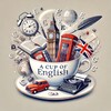 Логотип телеграм канала @cup_ofenglish — A Cup Of English