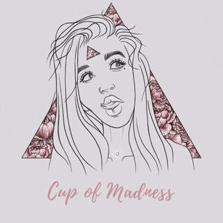 Логотип телеграм канала @cupofmadness — CUP OF MADNESS