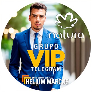 Telegram channel 🛍 Natura VIP (Ofertas e Cupons) Helium Marcos 🛒 logo