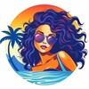 Логотип телеграм канала @curlytravelme — Curly, TRAVEL ME! Турагентство