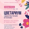 Логотип телеграм канала @cvetarium_saratov — Цветариум Фест🌱 Саратов