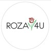 Логотип телеграм канала @cvety_dostavka — ROZA4U — ЦВЕТЫ С ДОСТАВКОЙ