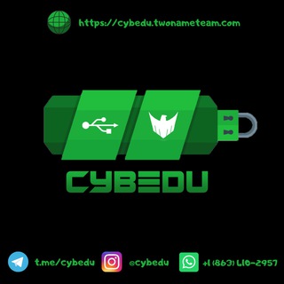 Telgraf kanalının logosu cybedu — Cyber Education
