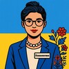 Логотип телеграм -каналу cybermentalist_ua — Психологиня