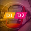 Логотип телеграм канала @d1id2msk — 2! МЦД - 1/2 | «Одинцово» - «Лобня» | «Нахабино» - «Подольск»