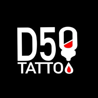 Логотип телеграм канала @d50_tattoo — D50 Tattoo Family