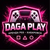 Логотип телеграм канала @dagaplay_khv — DAGA PLAY Прокат PS5 Хабаровск