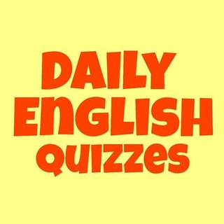 Логотип телеграм канала @daily_english_quizzes — Daily English quizzes