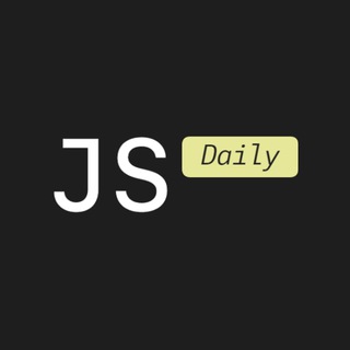 Логотип телеграм канала @daily_javascript — JavaScript Daily