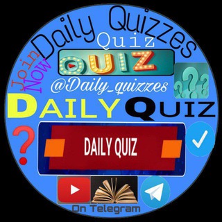 Logo of telegram channel daily_quizzes — Daily Quizzes