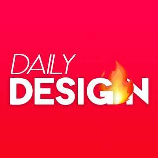 Логотип телеграм канала @dailydezign — Daily Design 🔥