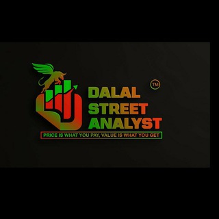 टेलीग्राम चैनल का लोगो dalaalstreetanalyst — Dalaal Street Analyst 🎯🎯💰💰