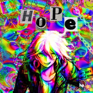 Логотип телеграм канала @danganronpach — [HOPE]