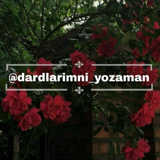 Telegram kanalining logotibi dardlarimni_yozaman — ❤️Dᴀʀᴅʟᴀʀɪᴍɴɪ Yᴏᴢᴀᴍᴀɴ ❤️