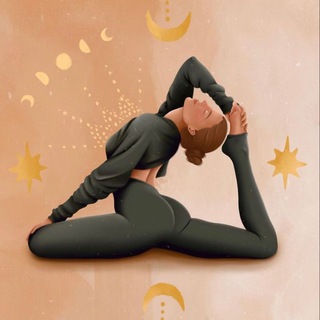 Логотип телеграм канала @dariana_yoga — ЙОГА ДОМА