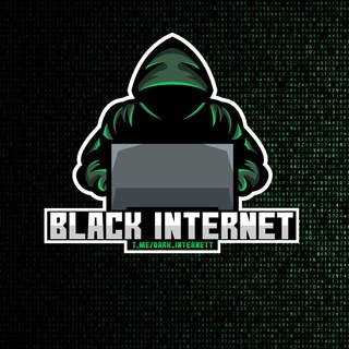 Logo saluran telegram dark_internett — BLACK INTERNET