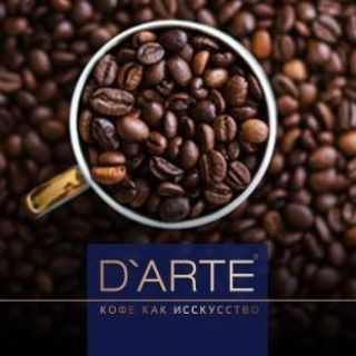 Логотип телеграм канала @darte_coffee — D'Arte кофе