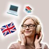 Логотип телеграм канала @dary_the_teacher — No stress English | Английский без нервов