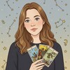 Логотип телеграм канала @daryataarot — таро с дарей