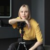 Логотип телеграм канала @dasha_kozyre_va — Блондинка с камерой | Даша Козырева | Курсы по видео