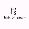 Логотип телеграм канала @dashahighonsmart — not smart