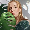 Логотип телеграм канала @dashasplants — Дашка и её цвяточки