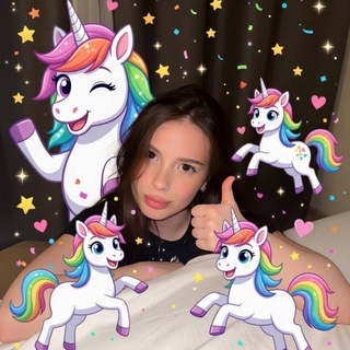 Логотип телеграм канала @dashulic_unicorn — дашулик юникорн