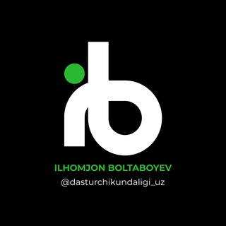 Telegram kanalining logotibi dasturchikundaligi_uz — Dasturchi kundaligi | Ilhomjon Boltaboyev 👨‍💻