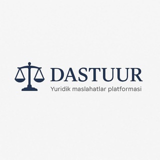Telegram kanalining logotibi dastuur_official — YURIDIK YORDAM