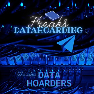 Logo of telegram channel datahoardingfreaks — DataHoardingFreaks: DataHoarding, Storage and Cloud Backup Freaks by RoadToPetabyte [DataHoarders / AppleDataHoarding]