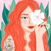 Логотип телеграм канала @dating_fairy — бережный дейтинг
