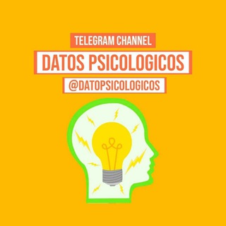 Logotipo del canal de telegramas datopsicologicos - Datos Psicológicos.🧠