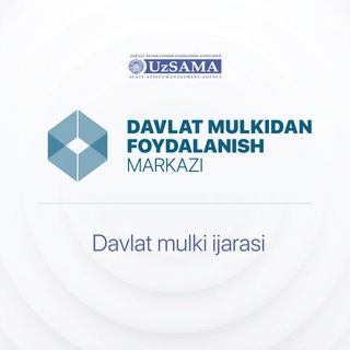 Telegram channel Davlat mulki obyektlari markazi logo