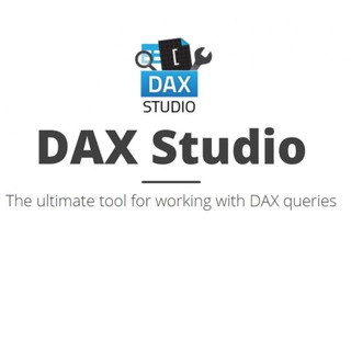 Логотип телеграм канала @daxstudio — DAX Studio practice