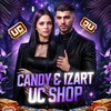 Логотип телеграм канала @db_candy_shop — CANDY & IZART UC SHOP