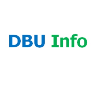 የቴሌግራም ቻናል አርማ dbu_info — DBU Info