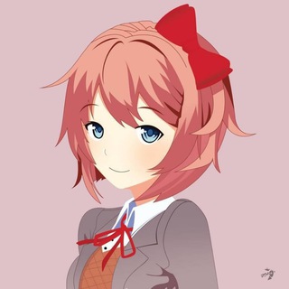 Логотип телеграм канала @ddlcsayori — Саёри. Доки Доки!