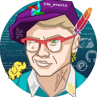 Логотип телеграм канала @de_events — Data engineering events