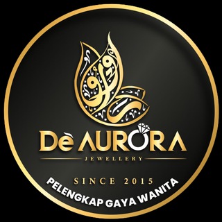 Logo saluran telegram deaurora_main — Kedai Emas De Aurora Official