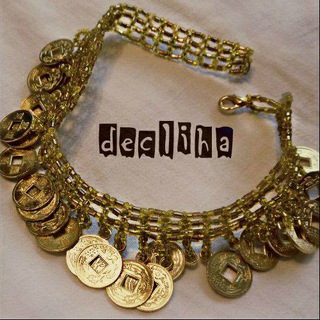 Логотип телеграм канала @decliha_handemade — Москва . Украшения ручной работы.По вопросам писать @Ekaterina_beading