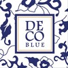 Логотип телеграм канала @deco_blue — DECO BLUE - Вазы и декоративные украшения для вашего дома.