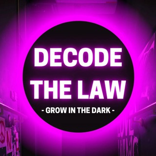 टेलीग्राम चैनल का लोगो decodethelaw_official — Decode The Law 🔴
