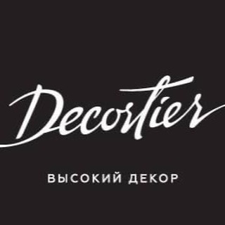 Логотип телеграм канала @decortier — DECORTIER