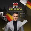 Логотип телеграм канала @dedeutschkurs — НЕМЕЦКИЙ С DE-DEUTSCH 🇩🇪