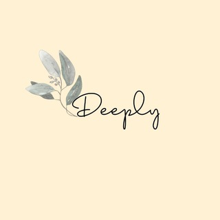 Logo saluran telegram deeply123 — Deeply