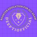 Logo saluran telegram deeptiofficial — BOOSTER EDUCATION FOR ALL EXAM